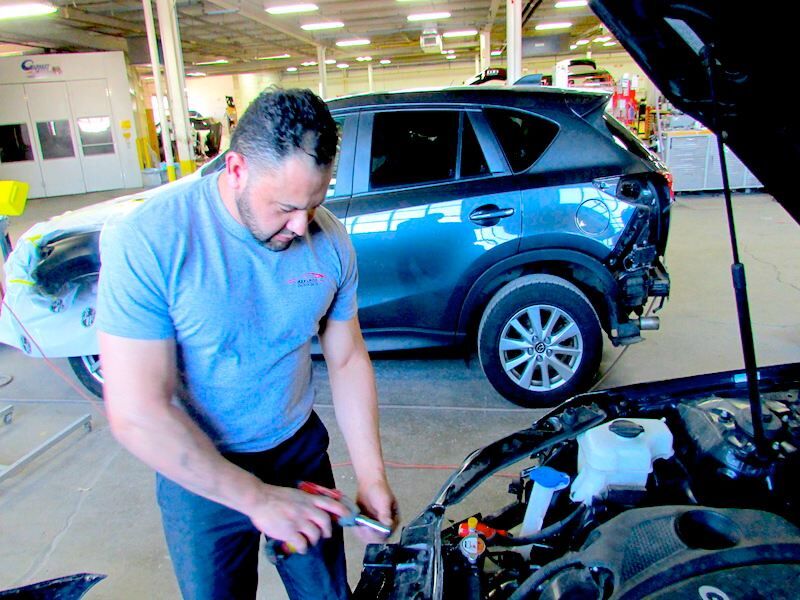 certified collision repair tech working certified collision repair tech working